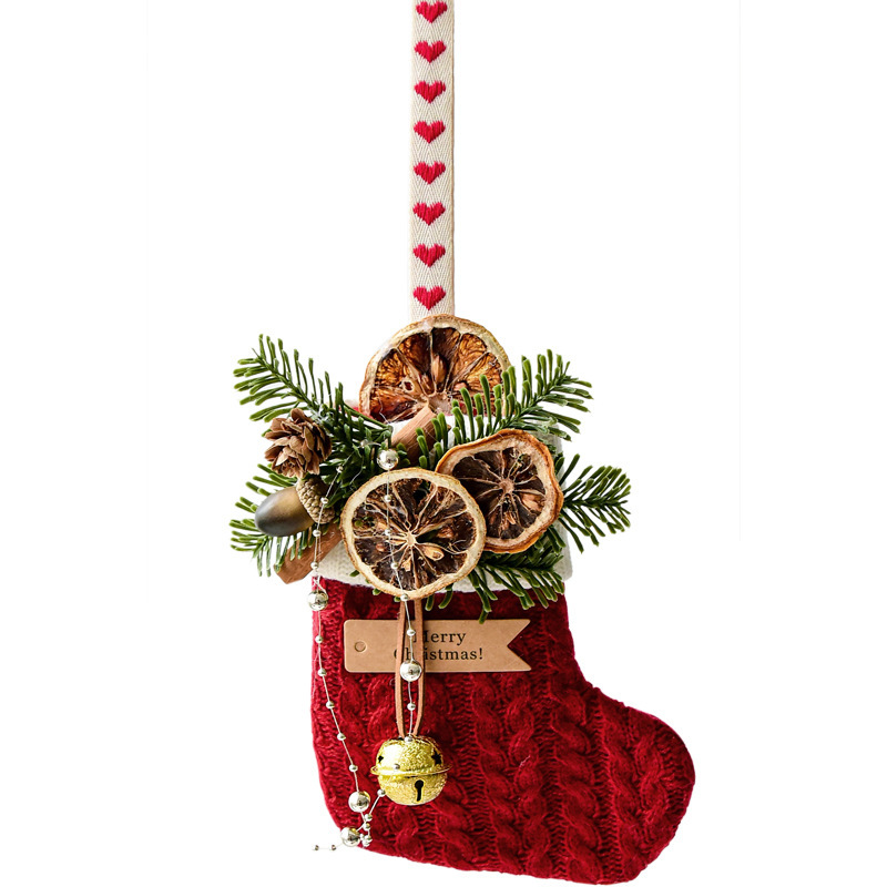Decorative Knit Christmas Stocking - Image 5