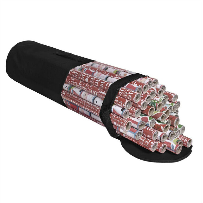 Wrapping Paper Storage Bag — Black