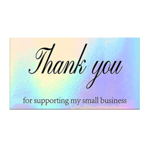 Rainbow Thank You Cards — Pack of 50