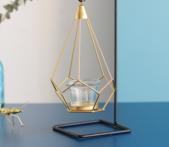 Geometric Candle Holder — Single Style