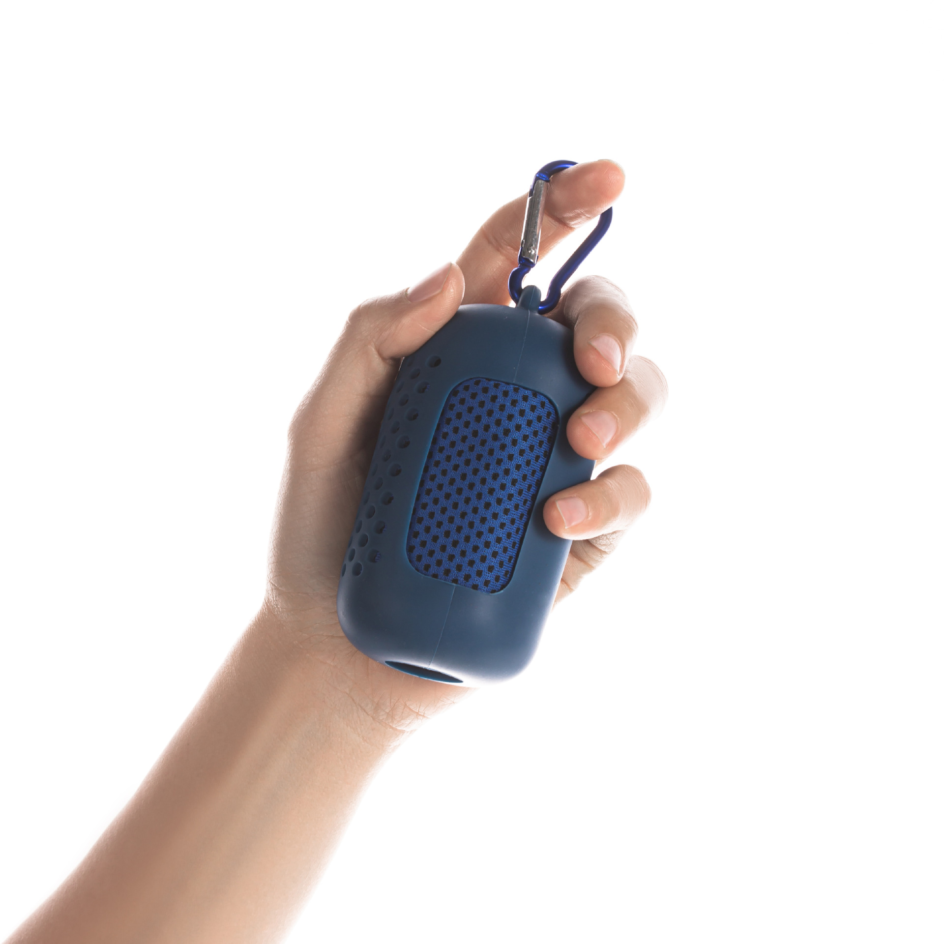 Exercise Towel with Carry Sleeve — Dark Blue